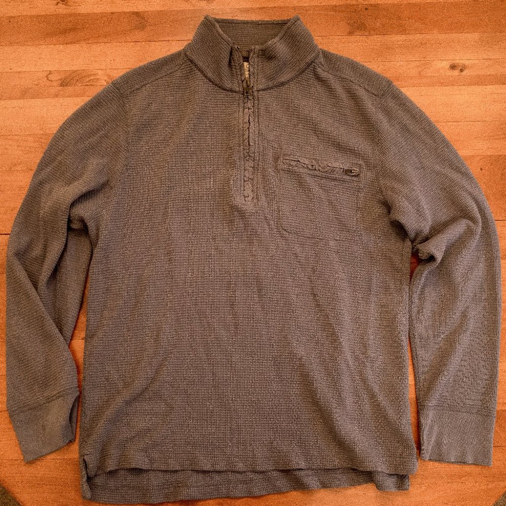 J. Crew Knit Pullover Thermal Half Zip Long Sleeve